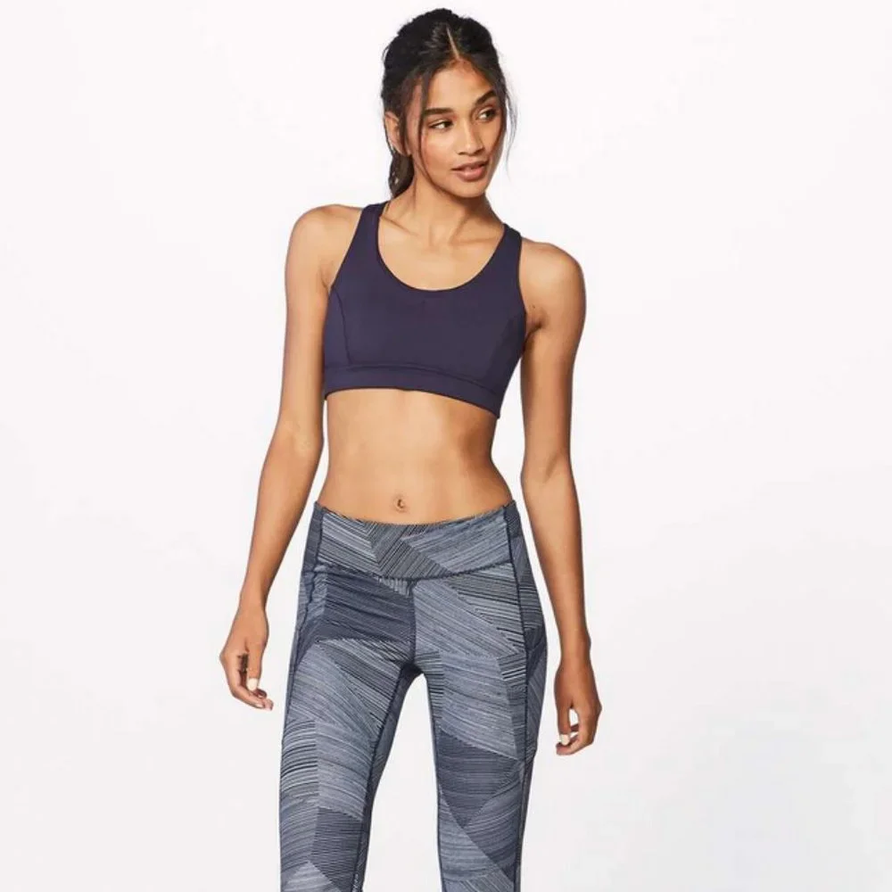 Lululemon | Run On Medium Support |Midnight Navy | 8